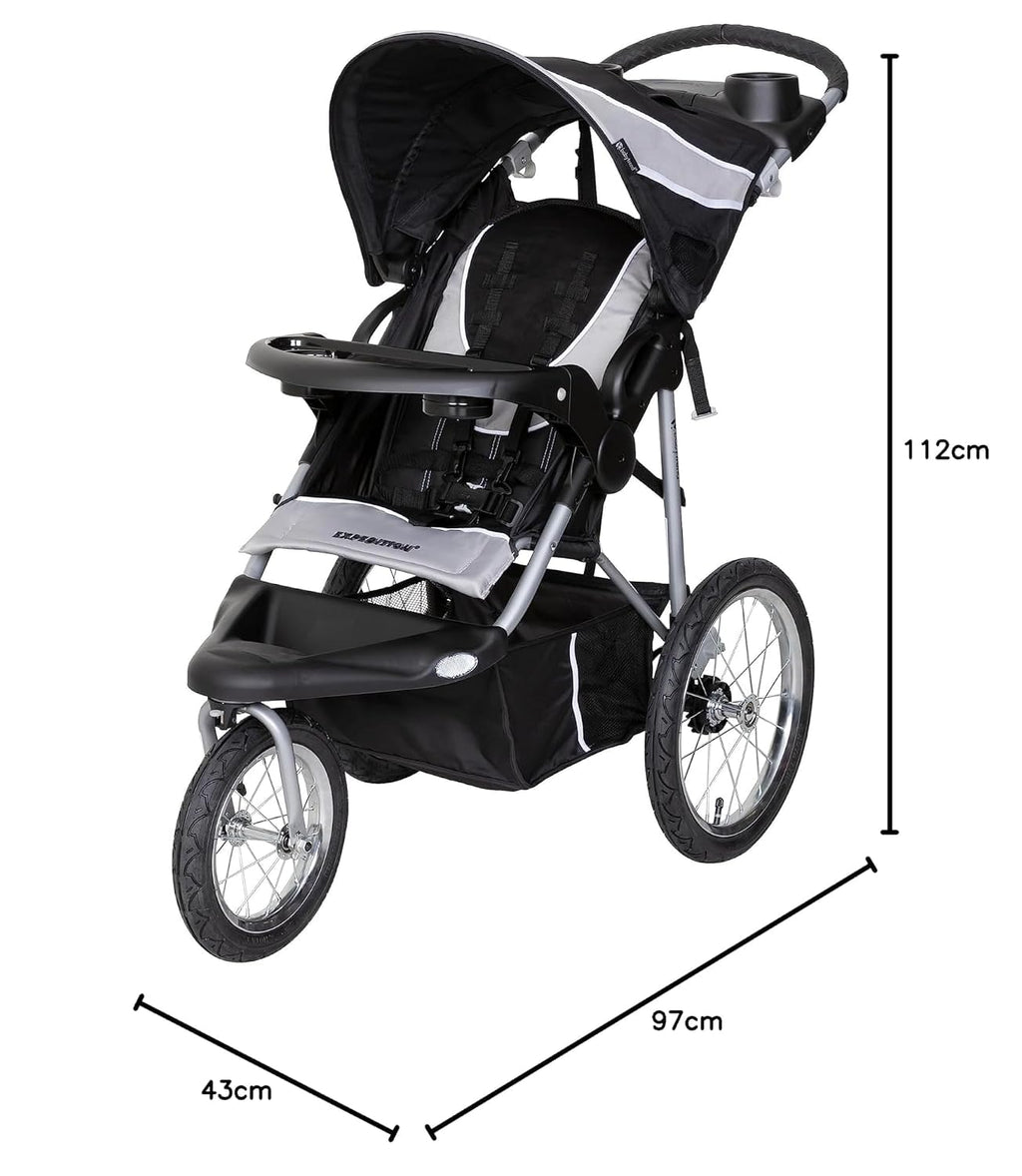 Baby Trend ExpeditionÂ® Jogger, Dash Black