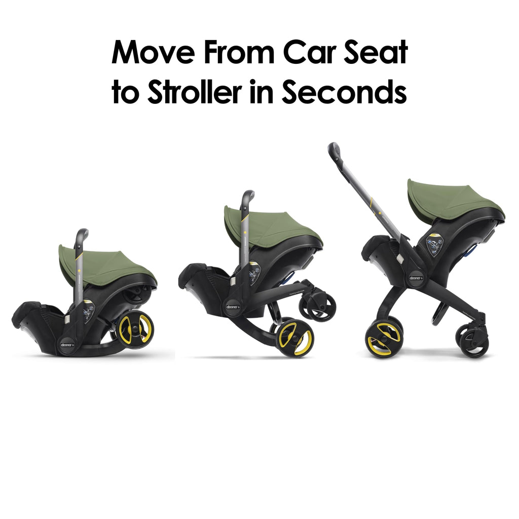 Doona Car Seat & Stroller, Nitro Black - All-in-One Travel System