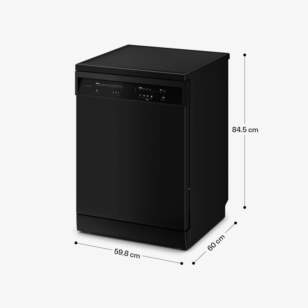 Klarstein Velaire zmywarka do naczyń 45 cm – półzintegrowana, 10 miejsc, 9 programów, 42 dB, klasa energetyczna B, AquaStop, zabezpieczenie przed dziećmi, częściowo zintegrowana zmywarka
