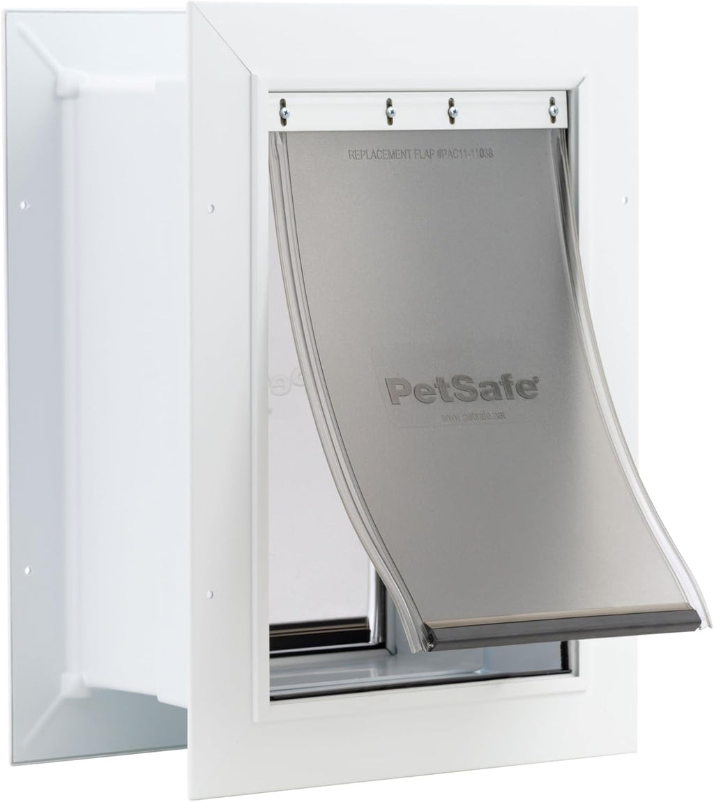 PetSafe Wall Entry Pet Door, Telescoping, Dogs up to 40 lb, Medium