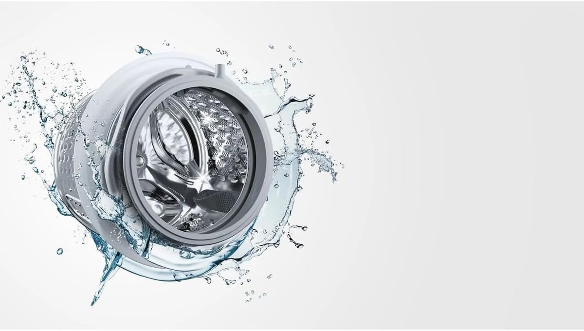 Hisense WFQP701219VM pralka, klasa A, 7 kg, 1200 obr./min, wysokość 84,5 cm x szerokość 59,5 cm, biała