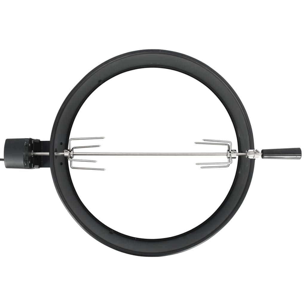 Zestaw pierścieni do grilla BBQ w kolorze czarnym, 57 cm, vidaxl
