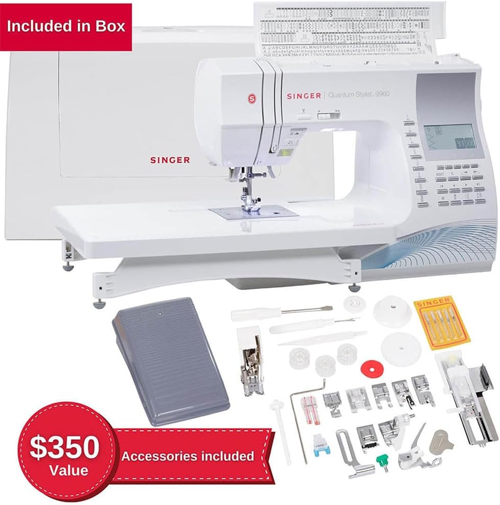 SINGERÂ® Quantum Stylist 9960 Computerized Sewing & Quilting Machine