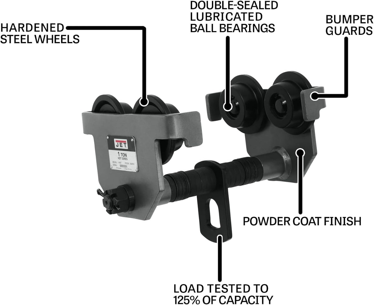 JET 1-Ton Manual Trolley (1-HDT)