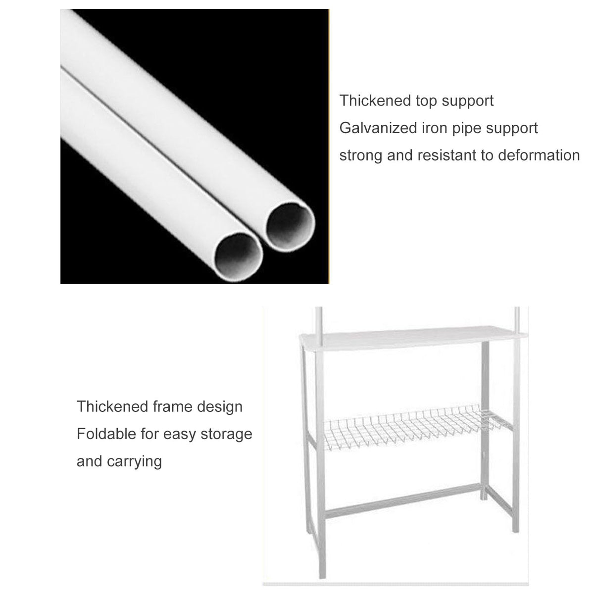 Folding Counter Table, Portable Reception Event Desk, Exhibition Stand for Trade Show Display, Commercial Supermarket Booth Kiosk, Advertising Podium
