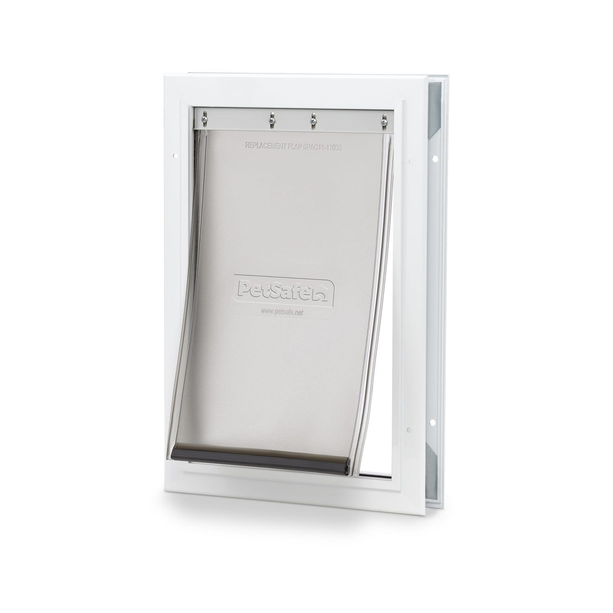 PetSafe Freedom Aluminum Dog & Cat Door, Pets up to 100 lbs, Large, White