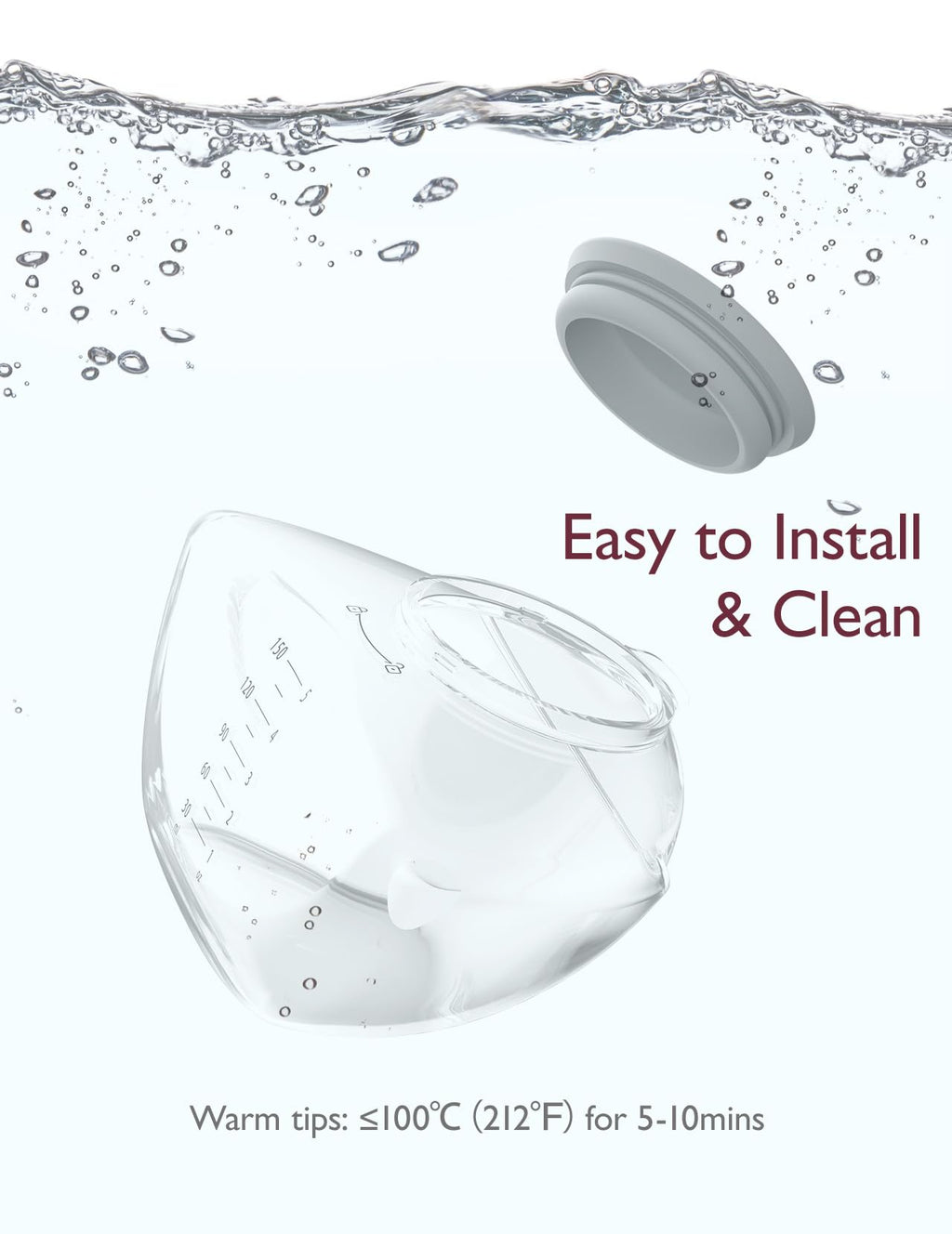 Momcozy Breast Pump Hands-Free Upgraded Mobile Flow M9 24mm, 2Pcs Cozy Red