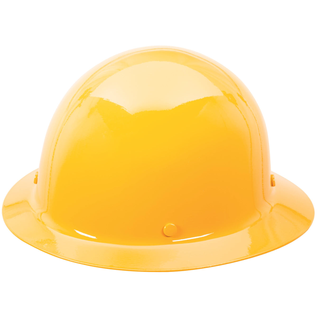 MSA Skullgard Full-Brim Hard Hat with Suspension - Non-Slotted Cap, Made of Phenolic Resin, Radiant Heat Loads up to 350F, Standard Size Hard Hat | Fas-Trac III Ratchet Suspension