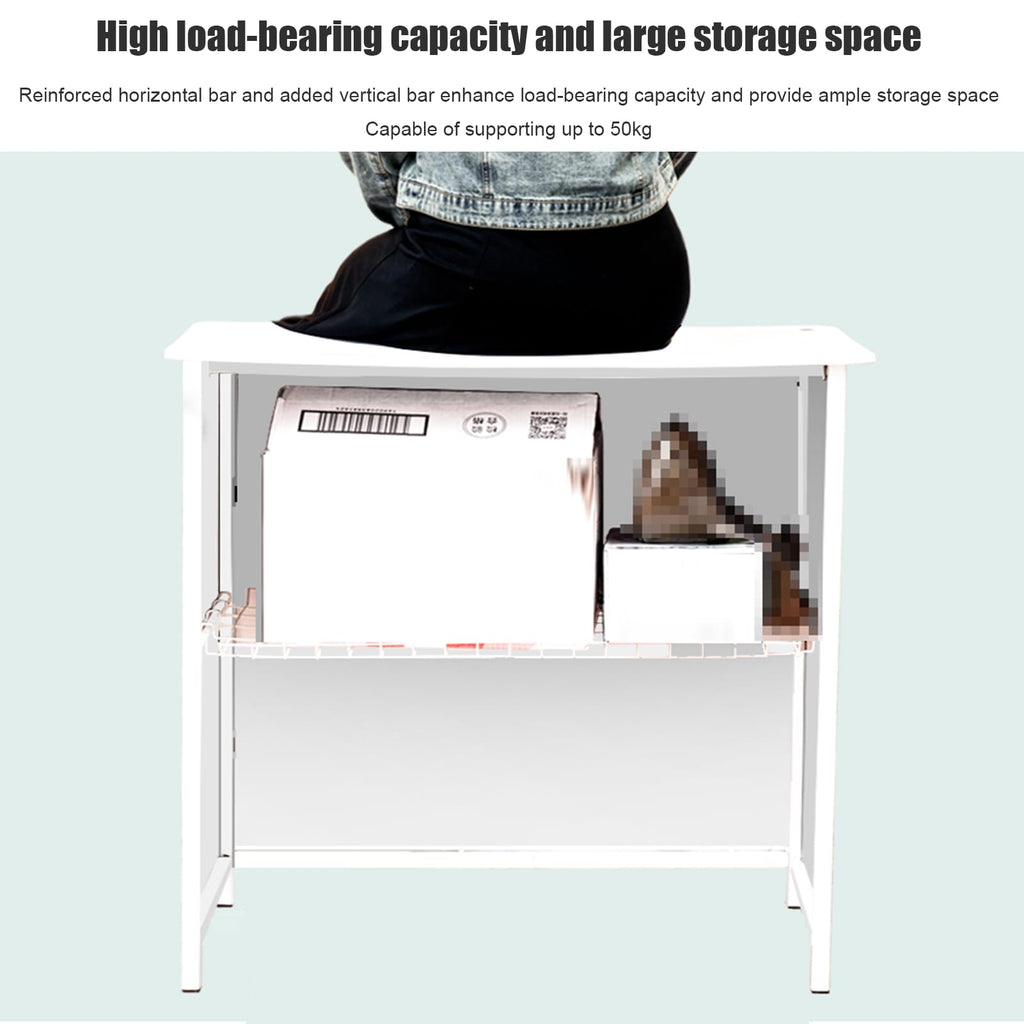 Mobile Portable Promotion Counter Table, Folding Retail Reception Event Front Desk Podium Table Exhibition Speech Stand,Supermarket Tasting Desk Booth Kiosk Trade Advertising Display Banner Stand