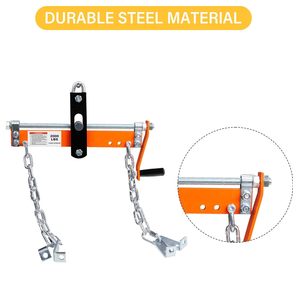 2 Ton Hydraulic Engine Hoist Crane, 4400LBS Folding Cherry Picker
