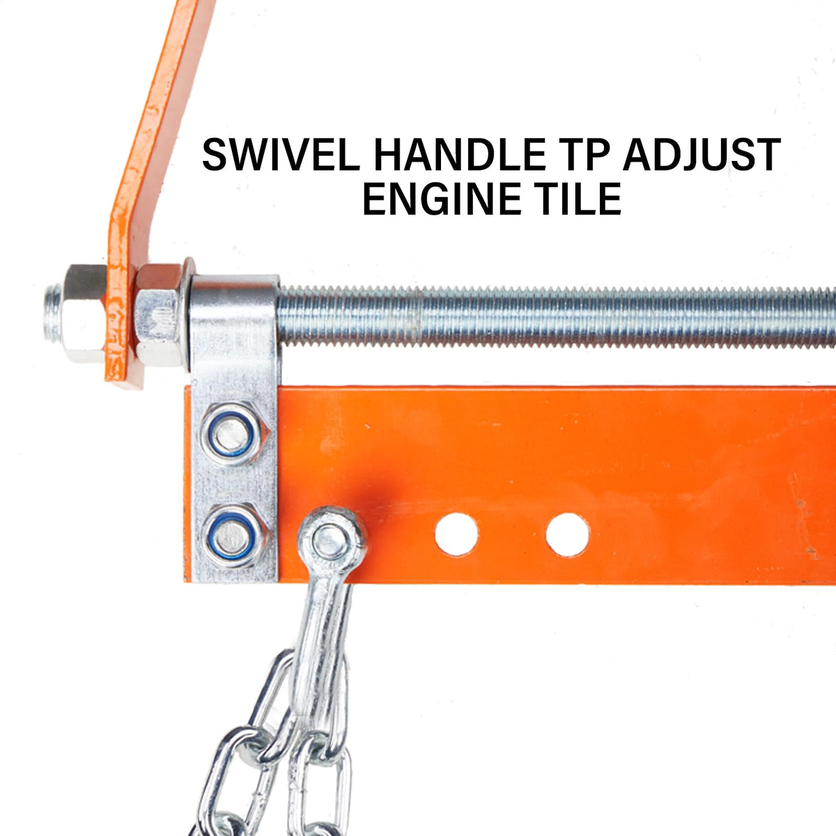 2 Ton Hydraulic Engine Hoist Crane, 4400LBS Folding Cherry Picker