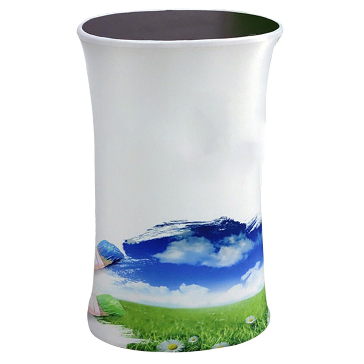 Indoor Outdoor Exhibition Reception Counter, Custom Ads Booth Display Counter Stand, Detachable Tradeshow Fair Podium, Shop Counter, Party Desk(W49cm/19.3" x L79cm/31.1")