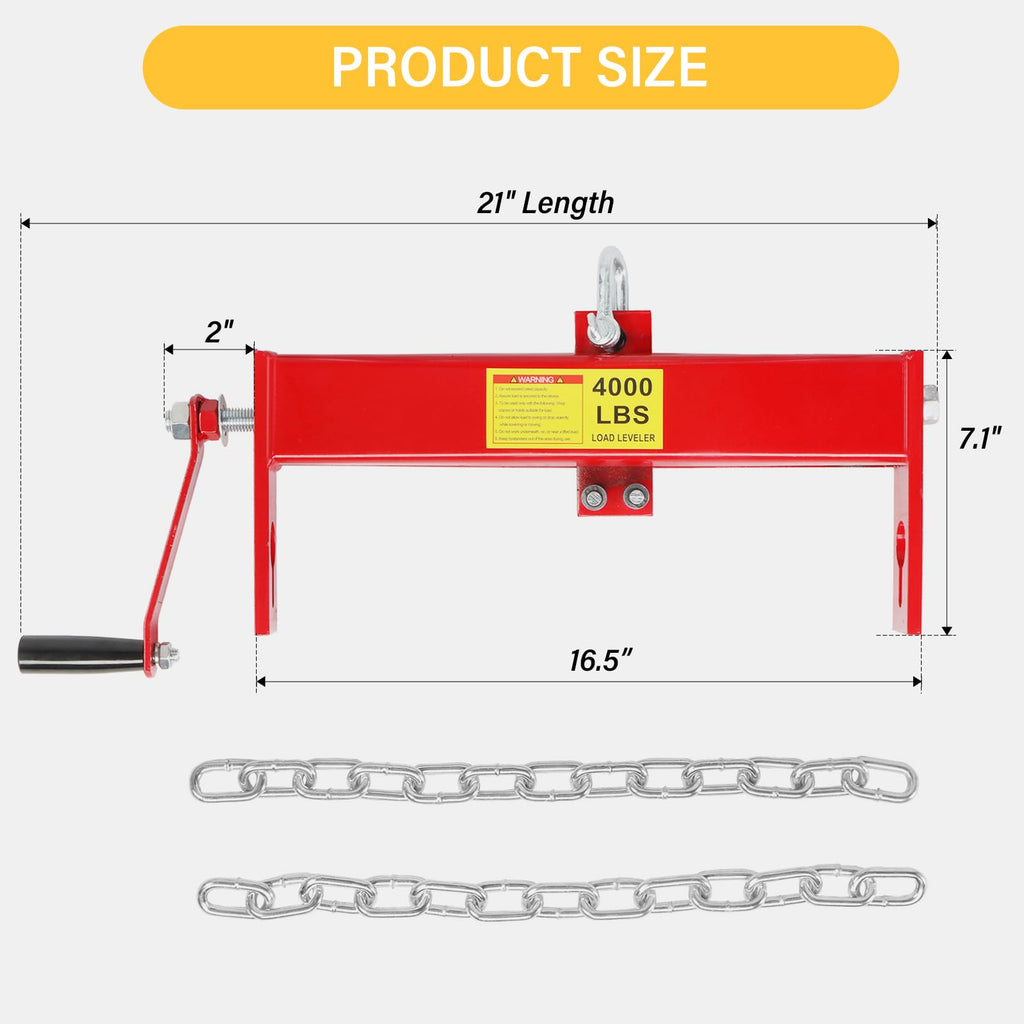 2 Ton Hydraulic Engine Hoist Crane, 4400LBS Folding Cherry Picker