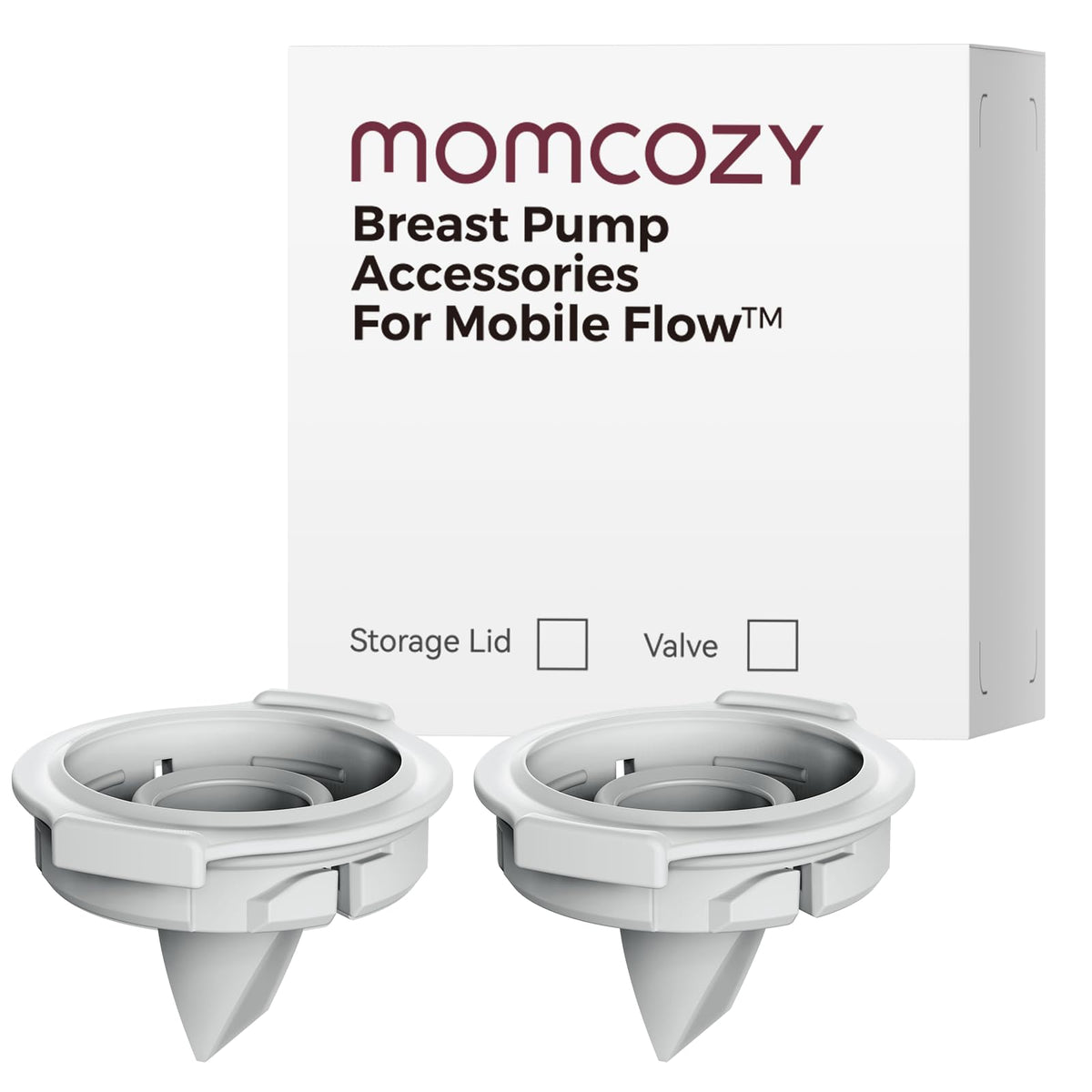 Momcozy Breast Pump Hands-Free Upgraded Mobile Flow M9 24mm, 2Pcs Cozy Red