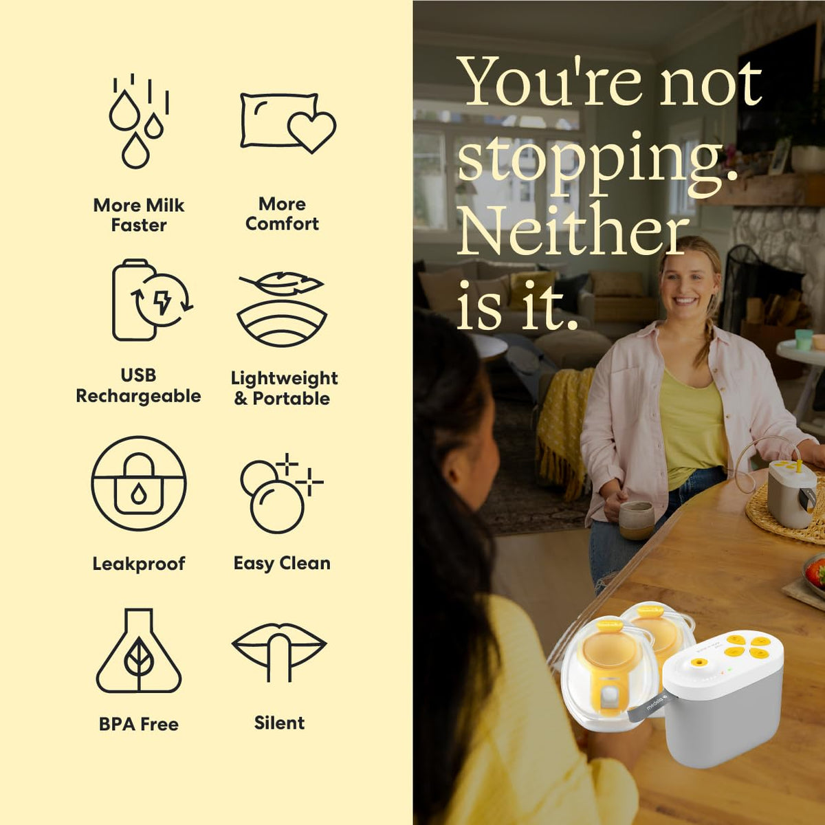 Medela Pump in Style Pro+ Hands Free & Bottles Electric Breast Pump Bundle