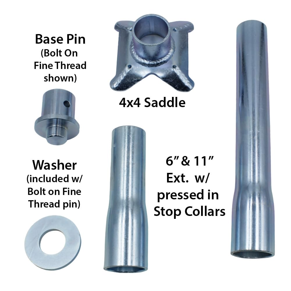 4x4 - Floor Jack Extension - Bolt on - Fine Thread