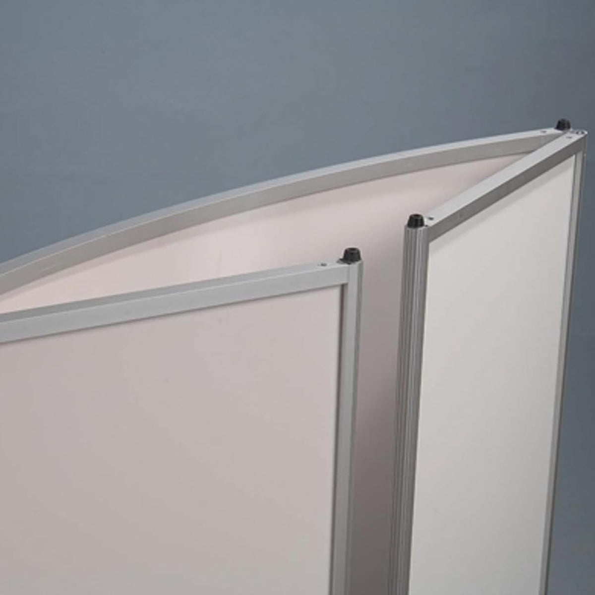 M&T Displays Portable Trade Show Podium Table Display Panset Counter Speech Stand Without Printing Pop Up for Exhibition Reception Event Desk 41.73x36.61 Inch Aluminum