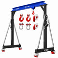 SILVEL 3 Ton 6600Lbs Gantry Crane for Factories, Warehouses, Garage, Blue