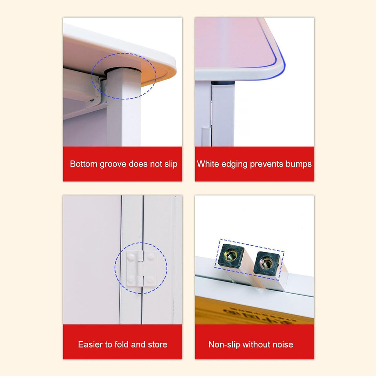 Foldable Promotion Tradeshow Exhibition Counter Stand with Display Board & Carrying Bag, Mobile Portable Supermarket Tasting Table Podium Table Advertising Booth Rack Banner Stand Reception Event De