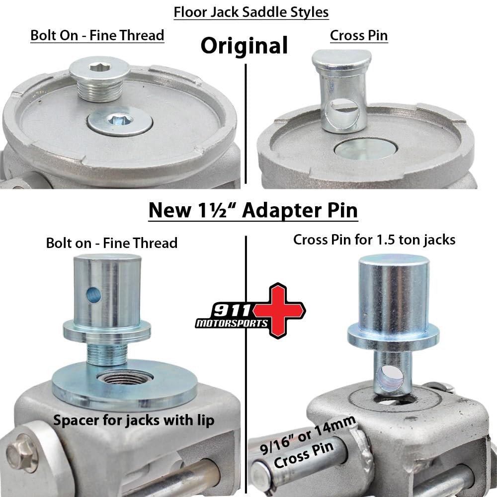 4x4 - Floor Jack Extension - Bolt on - Fine Thread