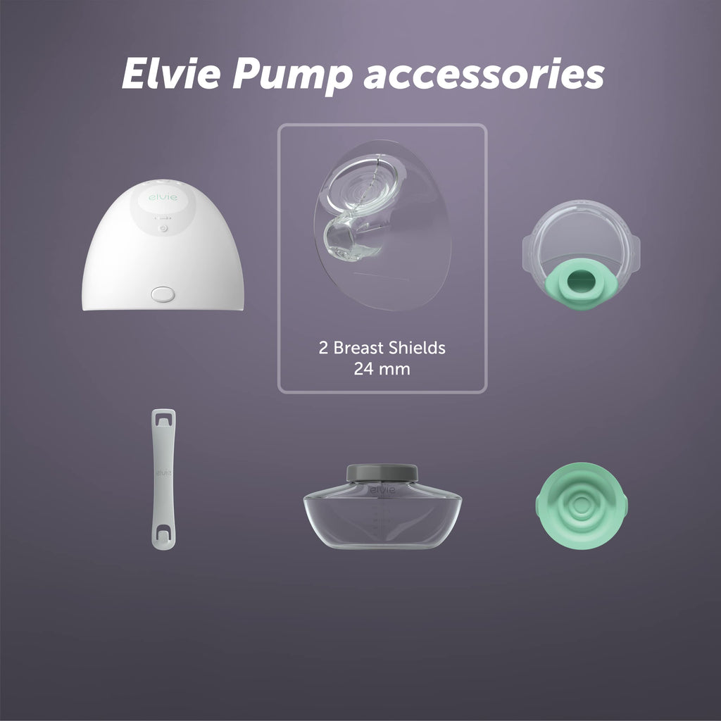 Elvie - Double, Wearable Breast Pump w/App - The Smallest & Quietest - Portable - Hands Free & Discreet - Automated with Four Personalized Settings