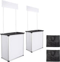 Yescom 2 Set Pop Up Promotional Counter with Header Board