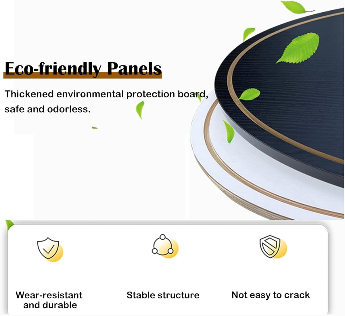 Portable Convex Promotion Counter Table, Detachable Banner Stand Podium for Tradeshow Exhibition Reception, Home Party Picnic Events Bar Show Table(Triangular)