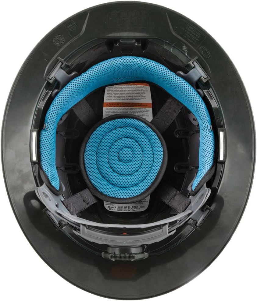 Klein Tools KARBN Full Brim Vented Hard hat, Class C, Premium Comfort and Jobsite Protection