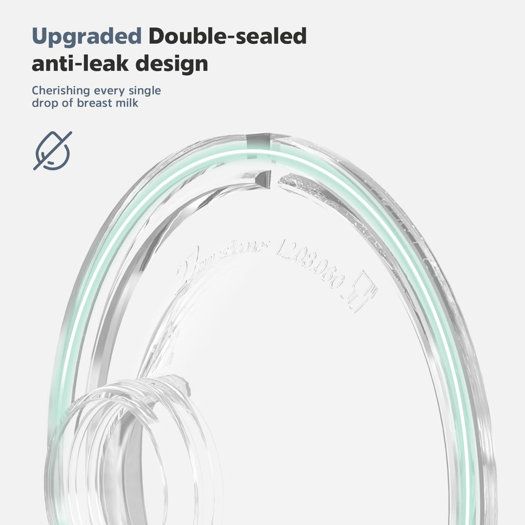 MomMed Wearable Breast Pump (Model S21) â Double Electric Hands-Free Breast Pump, Leak-Proof Design, 3 Modes (Stimulation, Expression, Auto) & 12 Vacuum Levels, Portable and Quiet