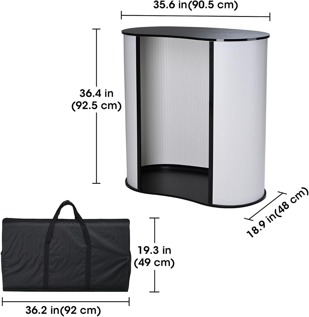 Yescom 2 Set Portable Podium Counter Tables
