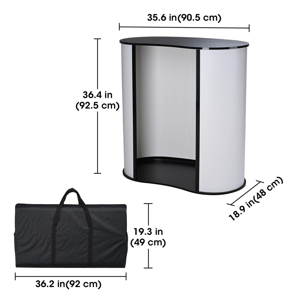Yescom 2 Set Portable Podium Counter Tables