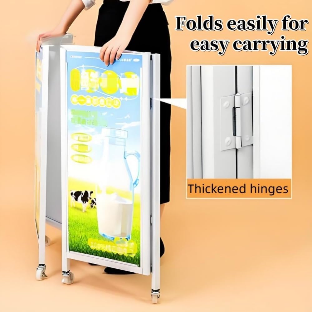 Mobile Portable Display Counter Table, Foldable Tradeshow and Exhibition Stand, Supermarket Sampling and Demo Table, Event Reception Desk for Indoor or Outdoor Use
