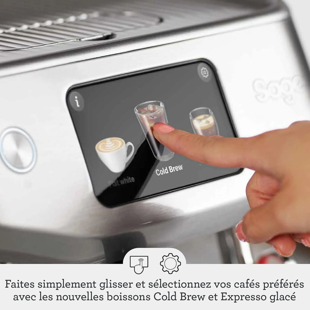 Sage - The Oracle Jet, Professional Coffee Machine with Manual and Automatic Milk Frother, Stainless Steel, Stal Nierdzewna