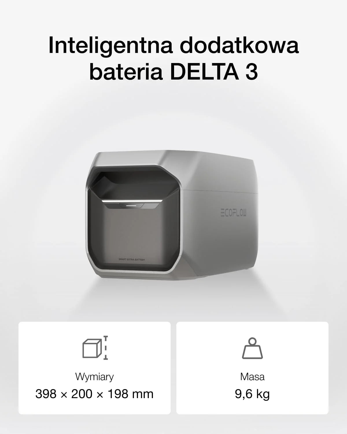 EF ECOFLOW DELTA 3 przenośna stacja zasilania, baterii 1024 Wh z możliwością rozszerzenia, zasilanie rezerwowe na kemping z możliwością rozszerzenia, zasilanie rezerwowe do domu