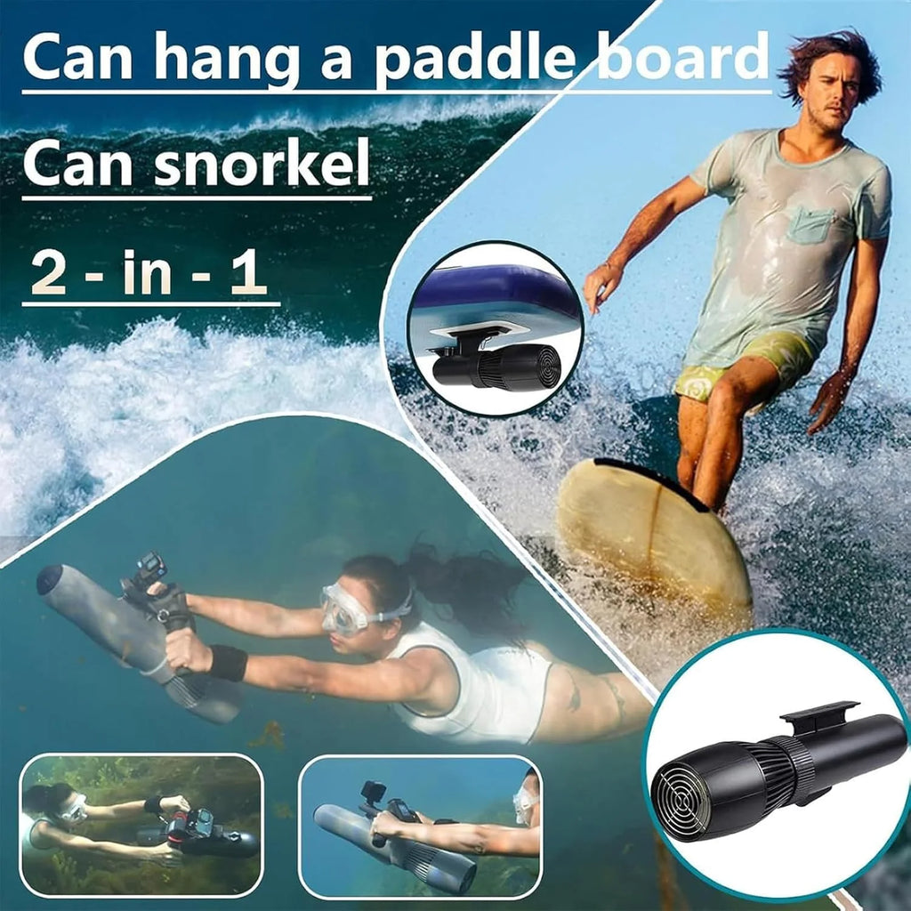 Elektryczny skuter wodny o mocy 700 W dla dorosłych i dzieci, skuter do nurkowania 50 minut, skuter dla dziewcząt, śmigło podwodne, basen, nurkowanie i snorkeling