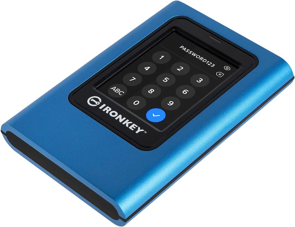 Kingston IronKey Vault Privacy 80 – zewnętrzny dysk SSD, certyfikat FIPS 197 i szyfrowany 256-bitowy XTS-AES – odczyt do 250 MB/s, zapis 250 MB/s – IKVP80ES/960G