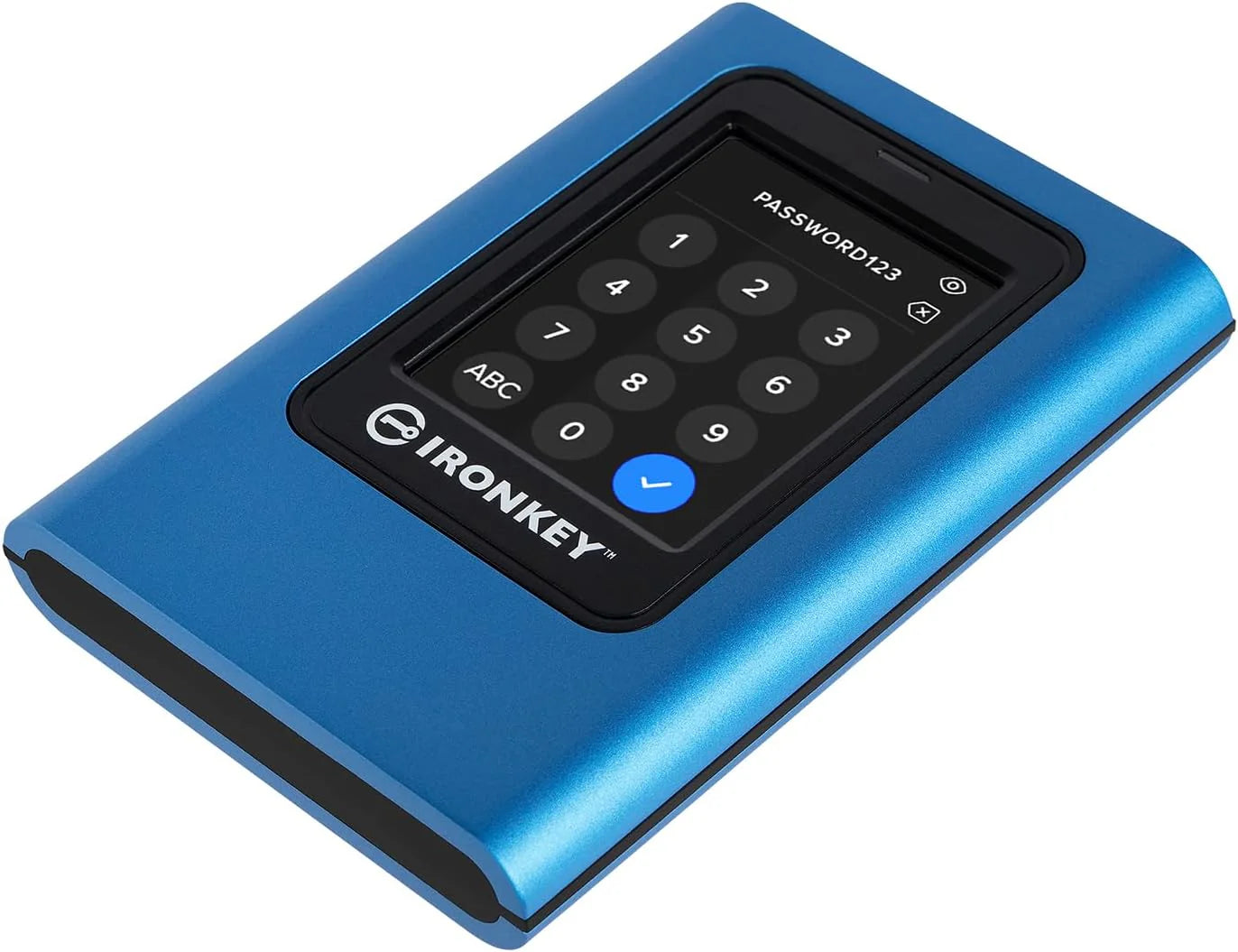 Kingston IronKey Vault Privacy 80 – zewnętrzny dysk SSD, certyfikat FIPS 197 i szyfrowany 256-bitowy XTS-AES – odczyt do 250 MB/s, zapis 250 MB/s – IKVP80ES/960G