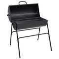 Grill 2026 z 2 czarnymi rusztami – przenośny grill stalowy o wymiarach 80x95x90 cm
