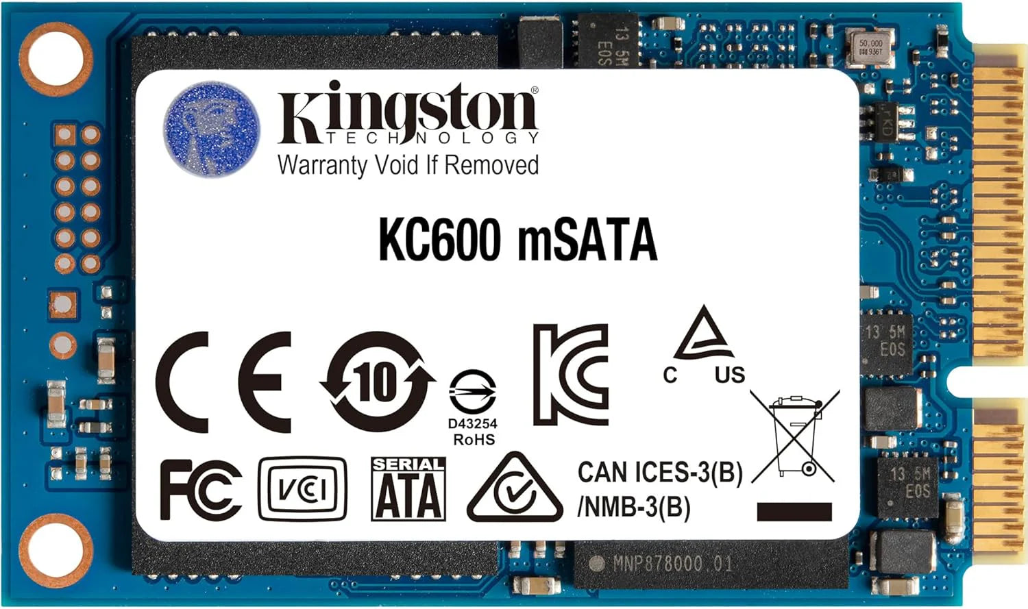 Kingston KC600 SSD SKC600/2048G Wewnętrzny dysk SSD 6.3 cm SATA Rev 3.0, 3D TLC, XTS-AES 256-bitowe szyfrowanie