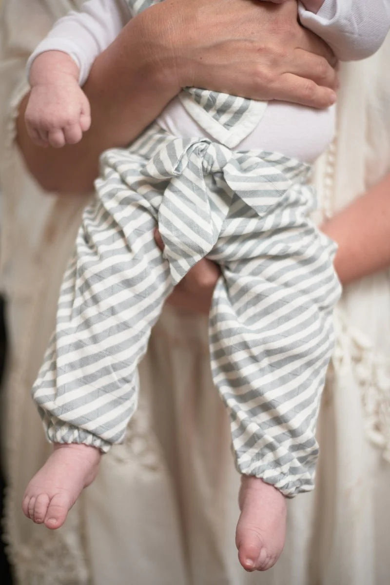 Finley Stripe Bamboo Mini Pants
