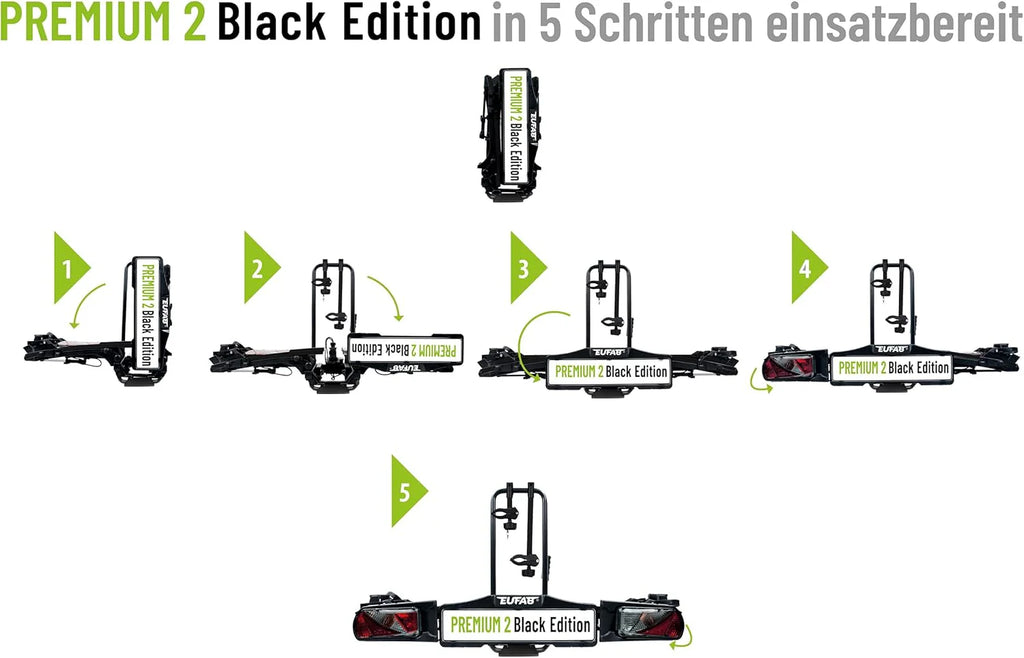 Bagażnik rowerowy Premium II Black Edition