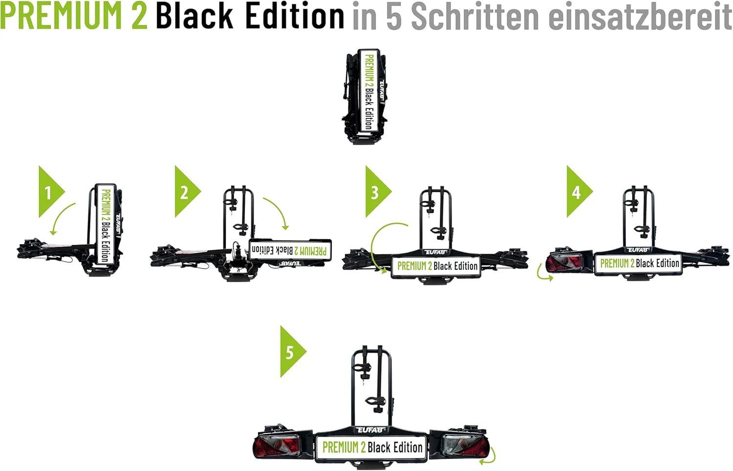 Bagażnik rowerowy Premium II Black Edition