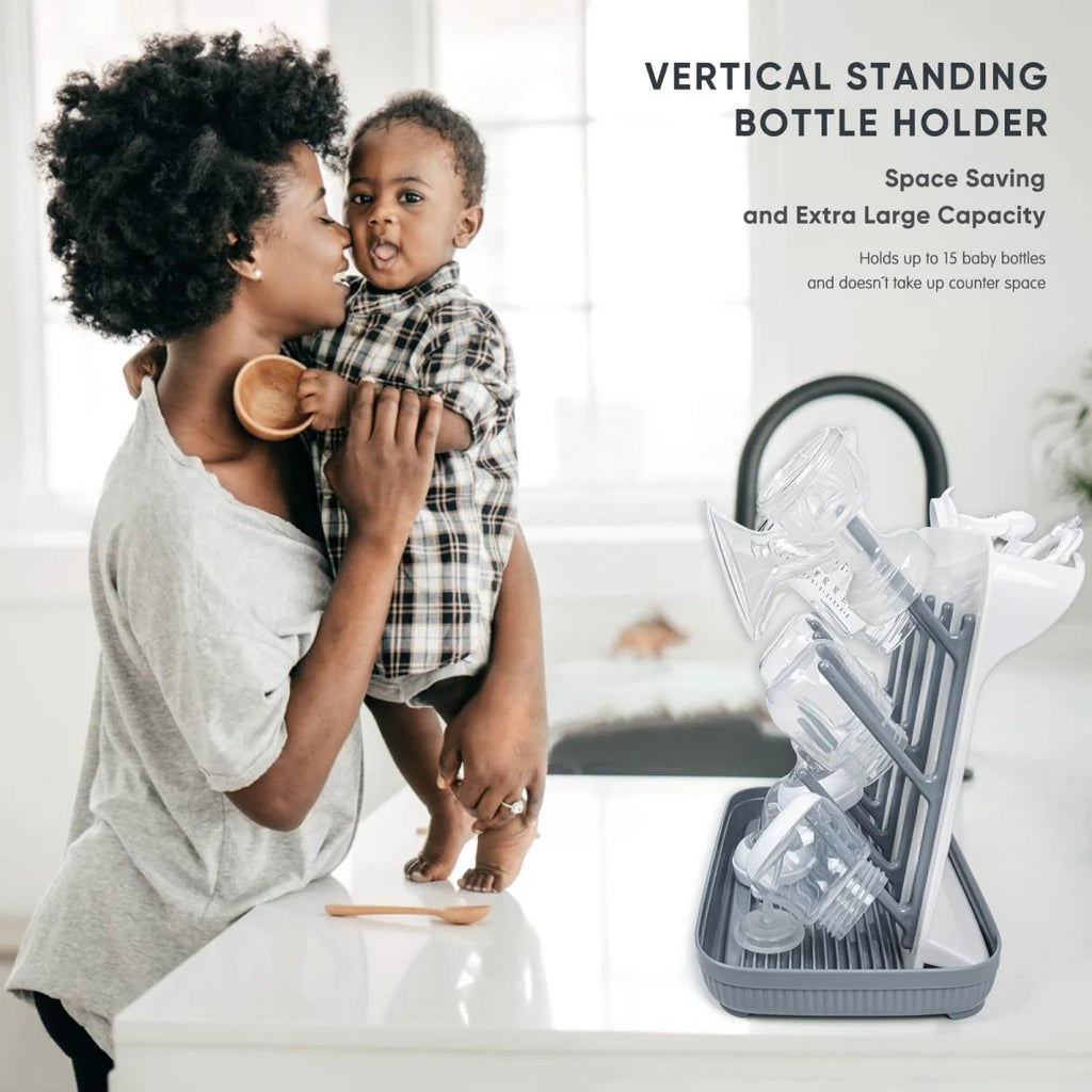 Vertical Baby Bottle Drying Rack Stand for Bottles & Pump Parts