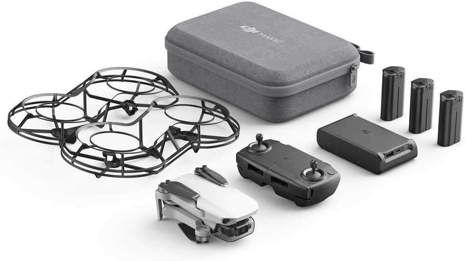 Dji Mavic Mini Combo DJIMAVMICOMB-UK Dron Latający, 250 g, Szary/Biały