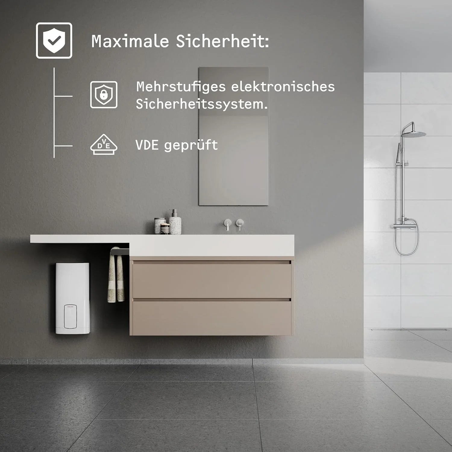 STIEBEL ELTRON Najnowsza generacja elektronicznego podgrzewacza wody HDB-E 11/13 Trend, energooszczędny dzięki technologii 2i, regulacja żądanej temperatury, 204208
