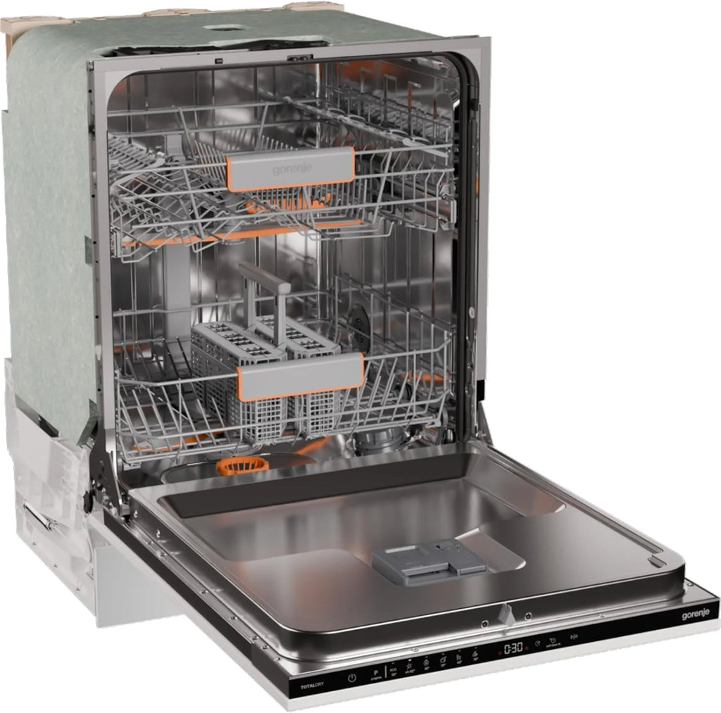 Gorenje GV642C65 zmywarka do naczyń/urządzenie do zabudowy z przodu nie wchodzi w zakres dostawy/Made in EU/60 szerokość/14 nakryć wymiarowych/6 programów/TotalDry/Total AquaStop/SpeedWash/XXL