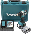 Makita DDF484RTE wiertarko-wkrętarka akumulatorowa 18 V/5,0 Ah, 2 akumulatory + ładowarka w walizce