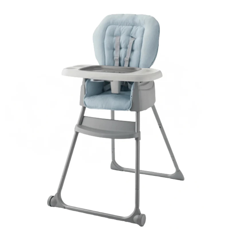 Fast-Folding High Chair & 5-in-1 Convertible, Washable with Wheels