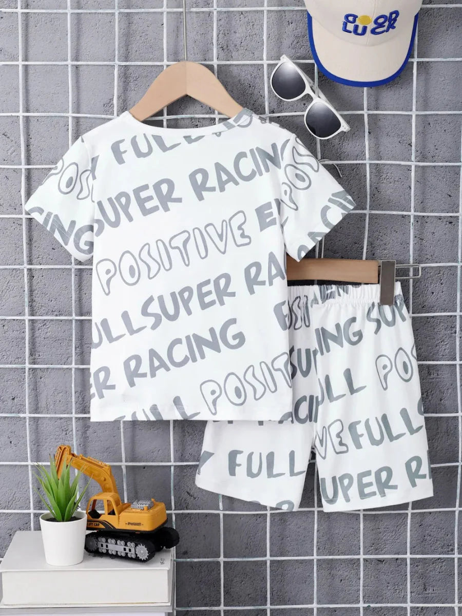 Two-Piece Toddler Outfit with Stretch Fabric