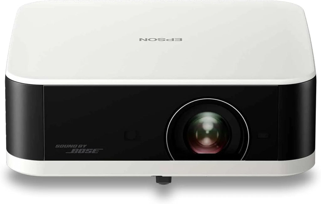 Epson Lifestudio Pop EF-61W Biały diament Przenośny inteligentny projektor, Sound by Bose, Google TV, Full HD, do użytku wewnątrz i na zewnątrz, 5 lat